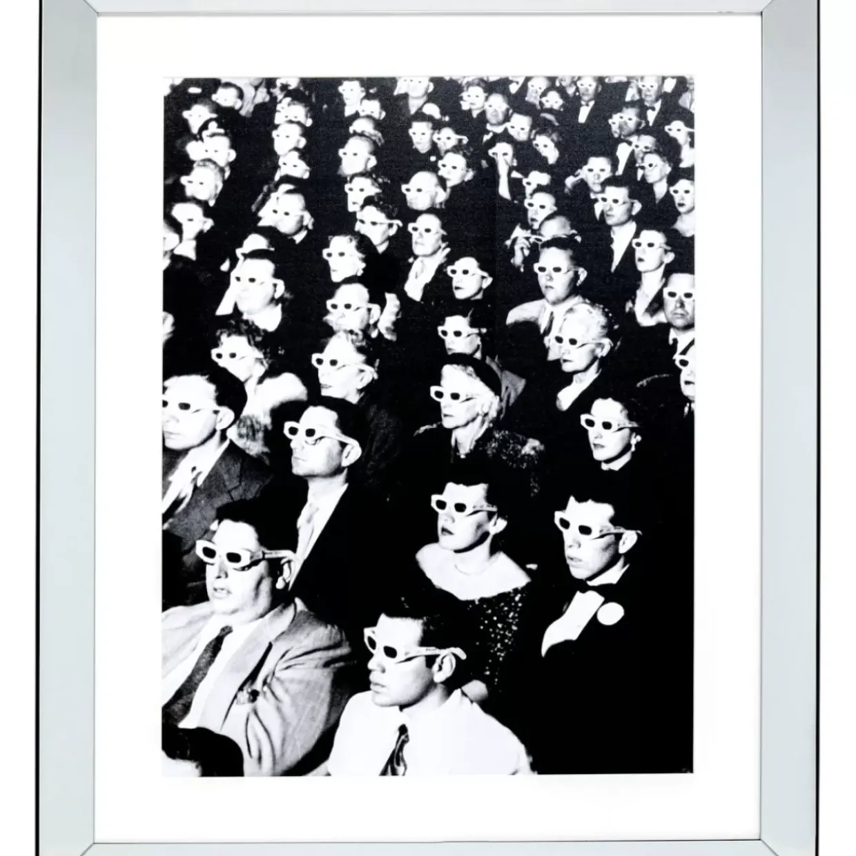 Gerahmtes Bild Audience 85X105Cm