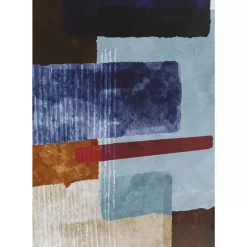 Gerahmtes Bild Box Back Blau 60X80Cm