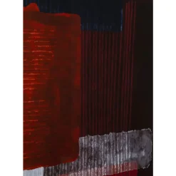 Gerahmtes Bild Box Back Rot 60X80Cm