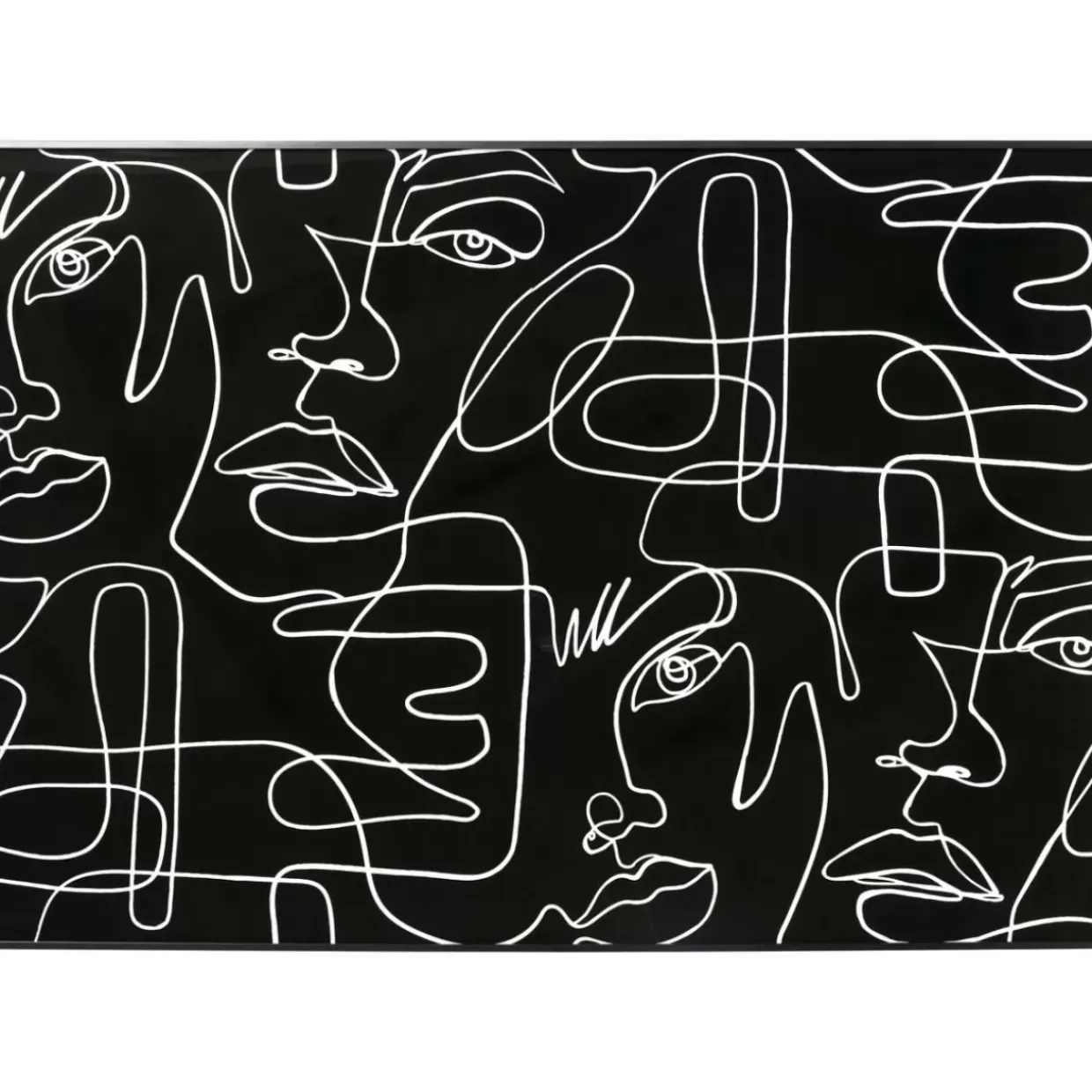 Gerahmtes Bild Faccia Arte Drawing 150X100Cm