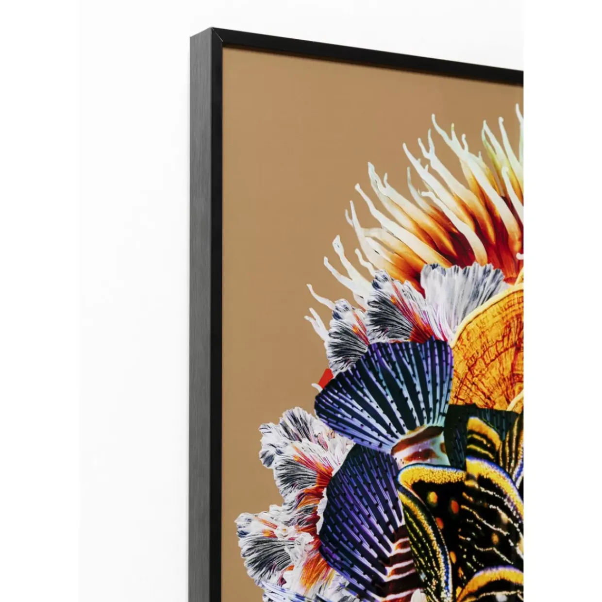 Gerahmtes Bild Flower Hair 120X120Cm