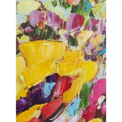 Gerahmtes Bild Flowery Meadow 100X100Cm
