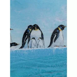 Gerahmtes Bild Walking Penguins 140X140Cm