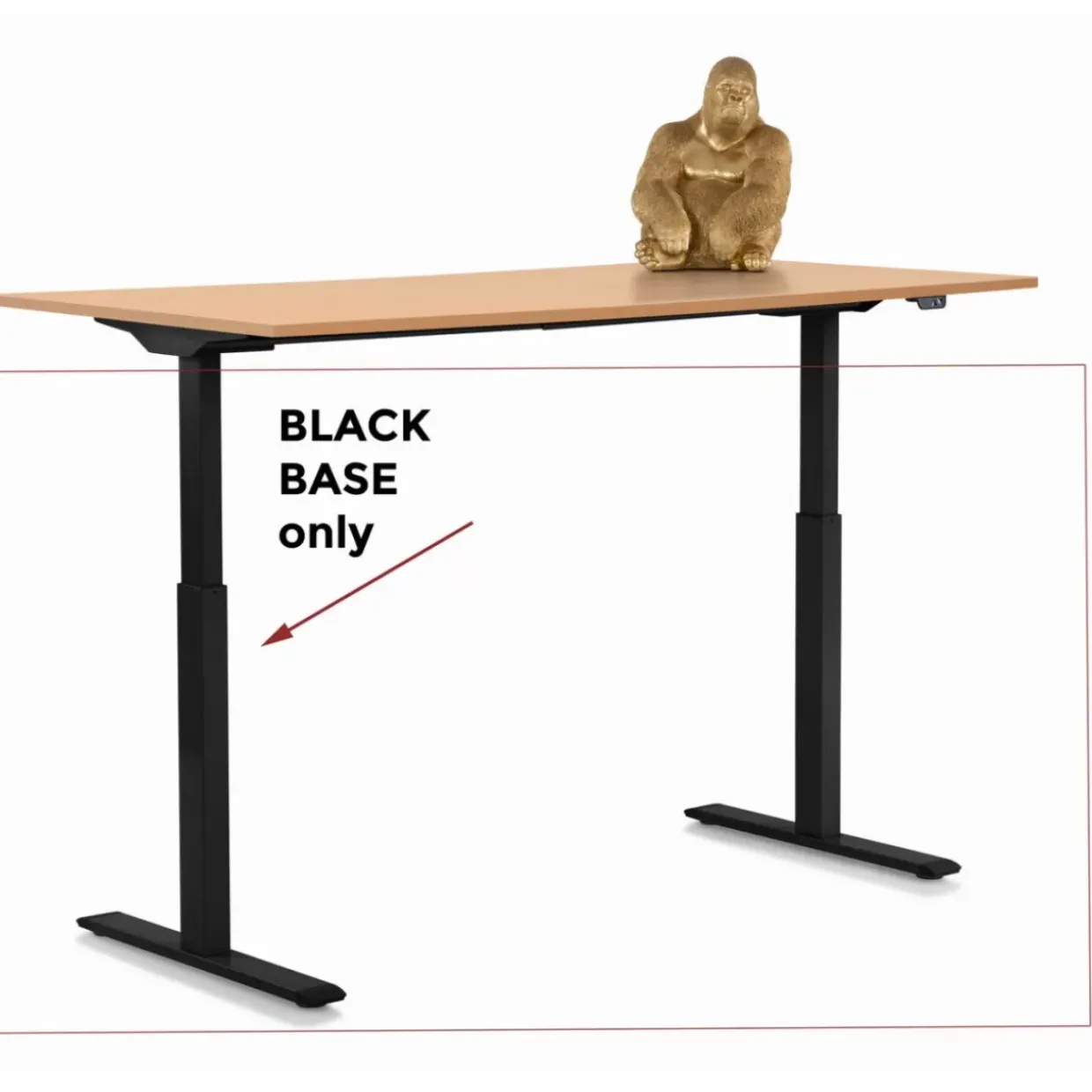 Gestell Tavola Office Schwarz