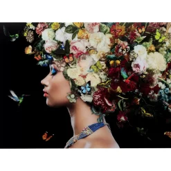 Glasbild Bunch Of Flowers 150X100Cm