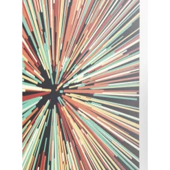 Glasbild 3D Light Speed 100X100Cm