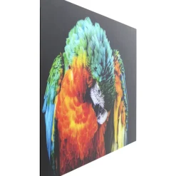 Glasbild Tropical Parrot 120X80Cm