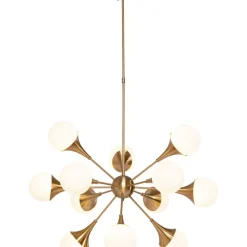 Hangeleuchte Bulb Fiction 12 Brass O102Cm