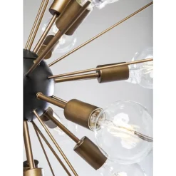 Hangeleuchte Crystal Bomb Brass O93Cm
