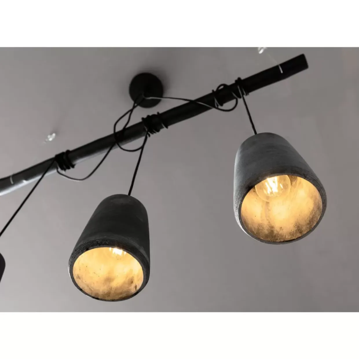 Hangeleuchte Dining Concrete Schwarz Tre