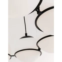 Hangeleuchte Globes Schwarz