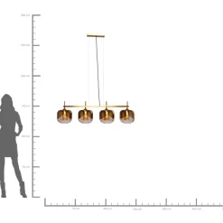 Hangeleuchte Golden Goblet Quattro O25Cm