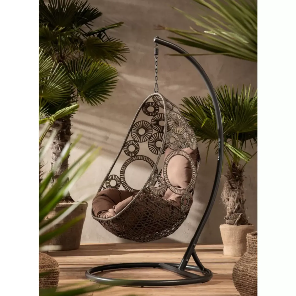 Hangesessel Ibiza Braun