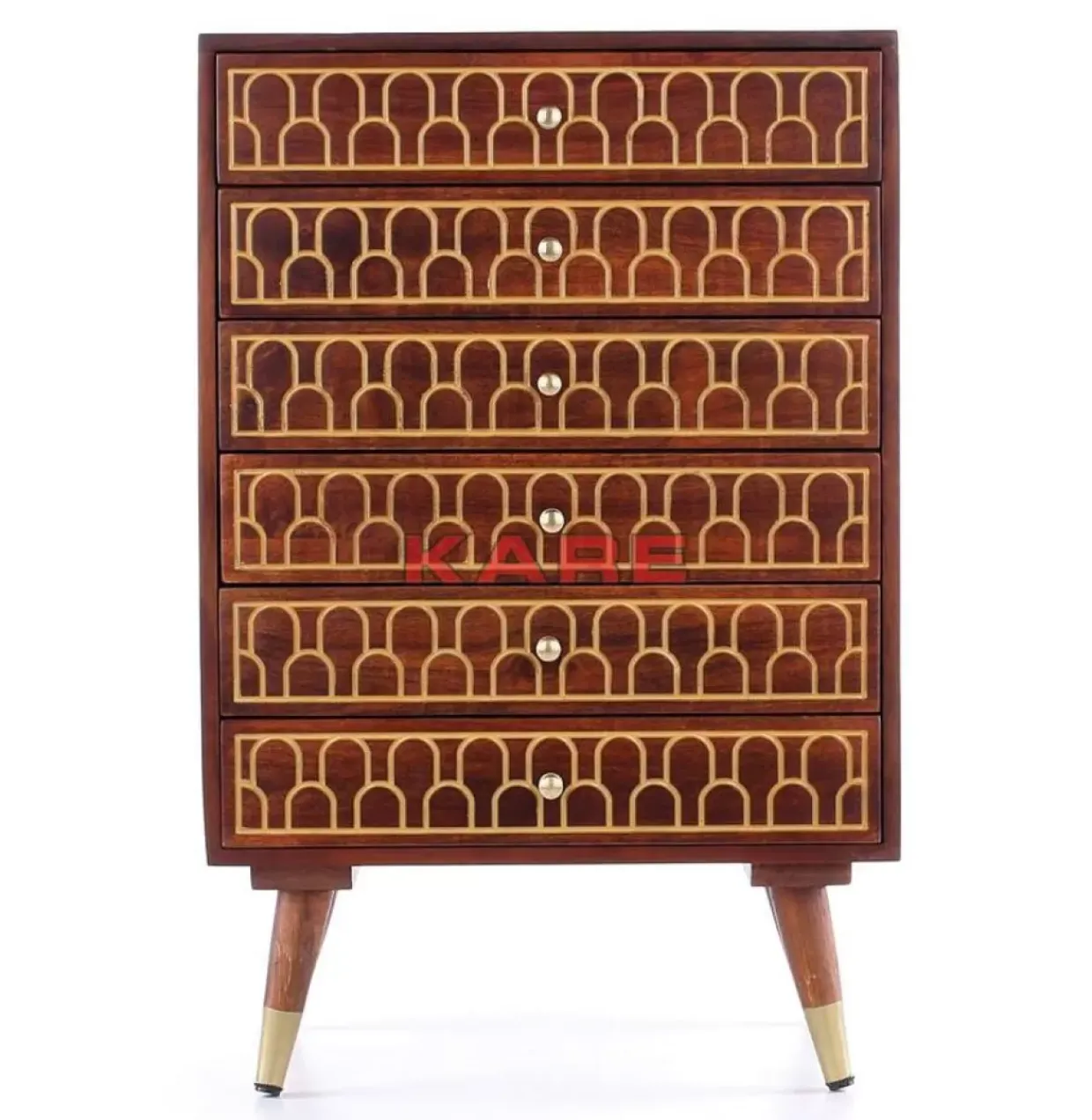 Hochkommode Muskat 6 Schube