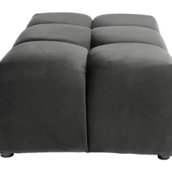 Hocker Belami Velvet Grau 105X70Cm