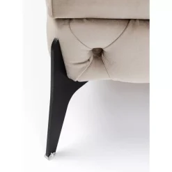 Hocker Bellissima Velvet Beige 80Cm