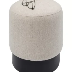 Hocker Cherry Creme Black O36Cm