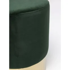 Hocker Cherry Dunkelgrun Brass O35Cm