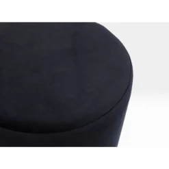 Hocker Cherry Schwarz Brass O35Cm