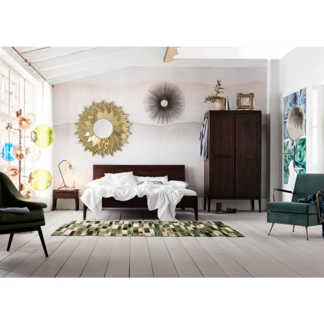 Holzbett Brooklyn Walnut 160X200Cm