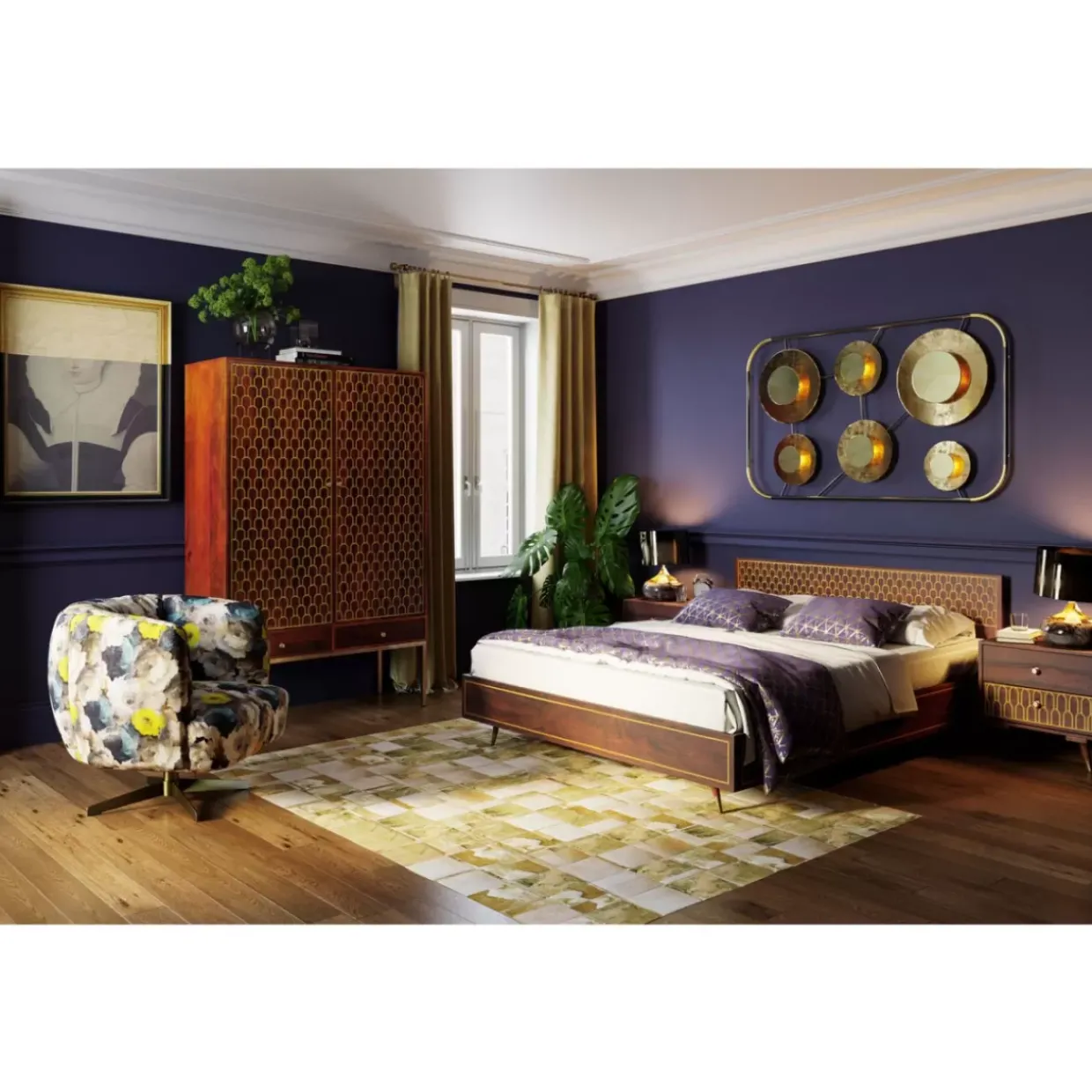 Holzbett Muskat 180X200