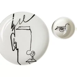 Kaffeetasse Viso Uomo (2/Tlg.)