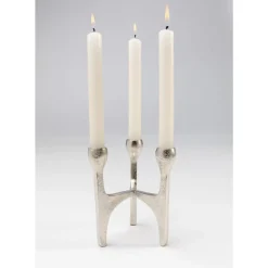 Kerzenständer Stacky Silber 15Cm