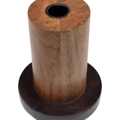 Kerzenständer Wood Zylinder 15Cm