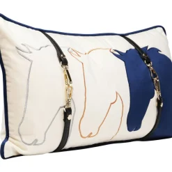 Kissen Horsefaces 28X50Cm