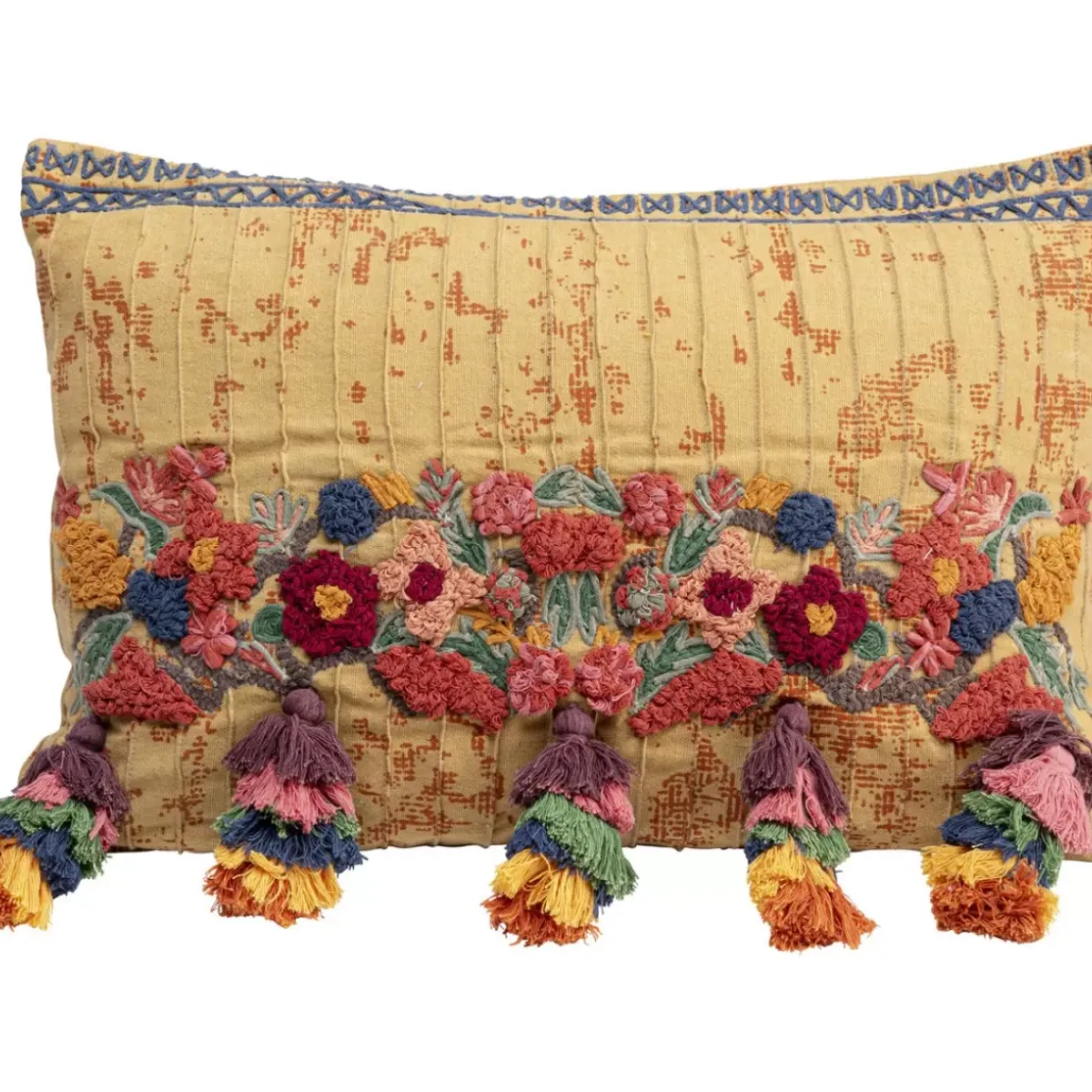 Kissen Textured Tassels 50X35Cm