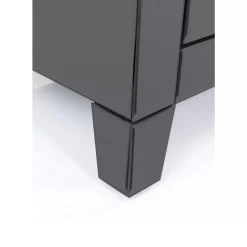 Kommode Klein Luxury Push 2 Schube Grau