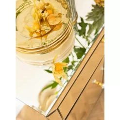 Kommode Luxury Champagne 2-Turig 1 Schub