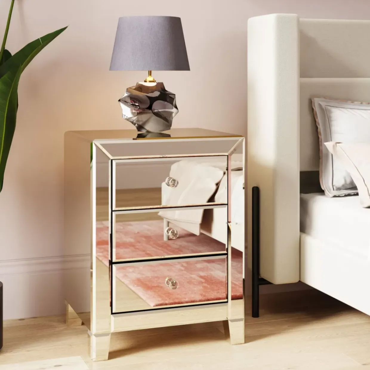 Kommode Schmal Luxury 3 Schube