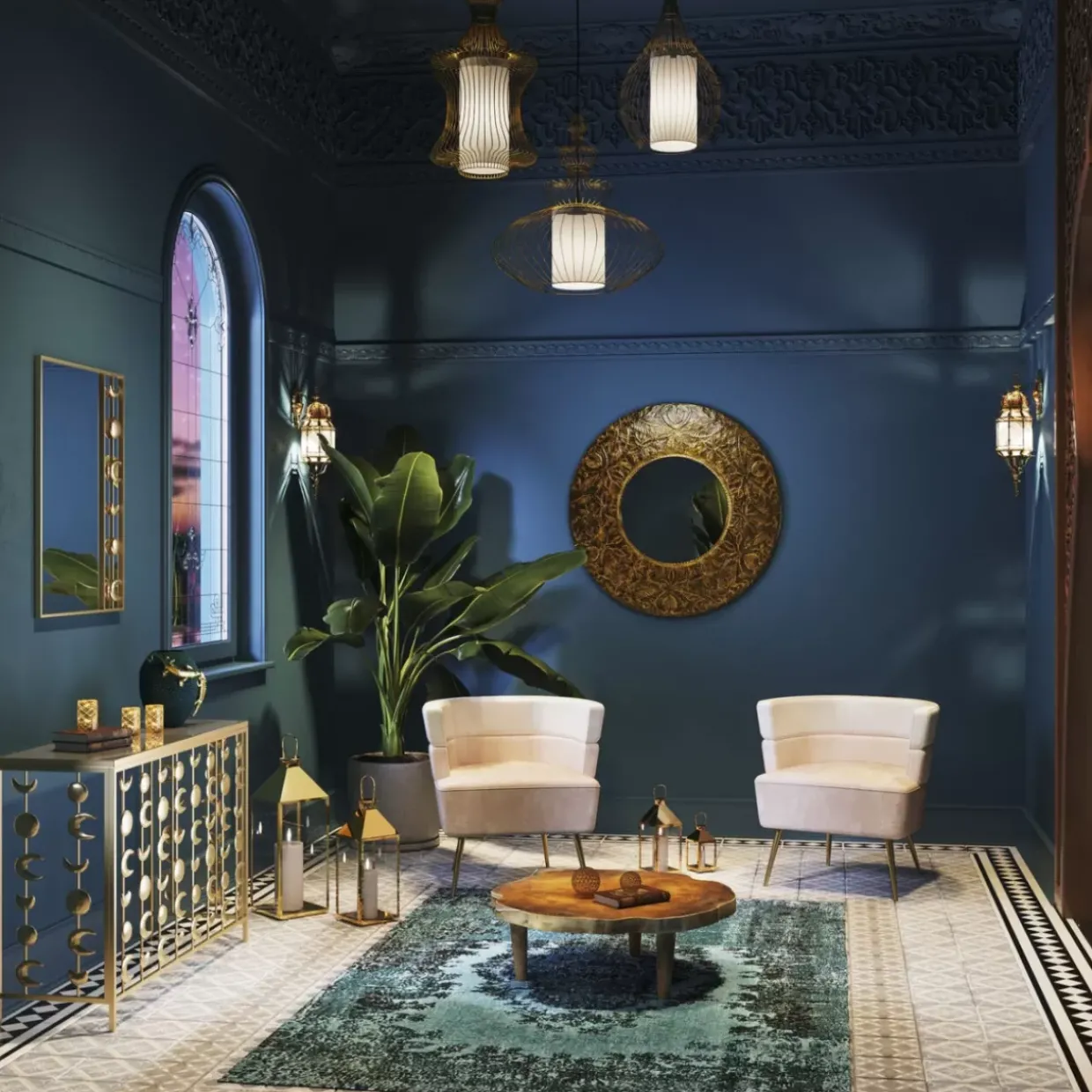 Konsole Moons 107X35,5Cm