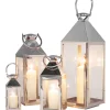 Laterne Giardino Silver (4/Set)