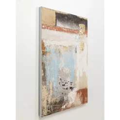 Leinwandbild Art Splash Blau 90X120Cm