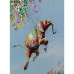 Leinwandbild Flying Elephant In Day 80X100Cm