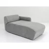 Lucca Ottomane Elements Grau Links 90Cm