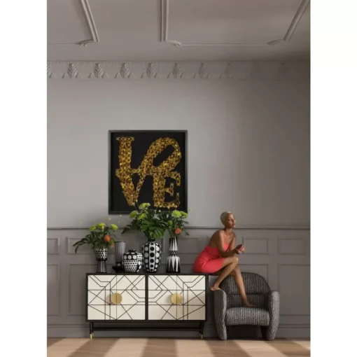 Objektbild Love Butterfly 90X90Cm