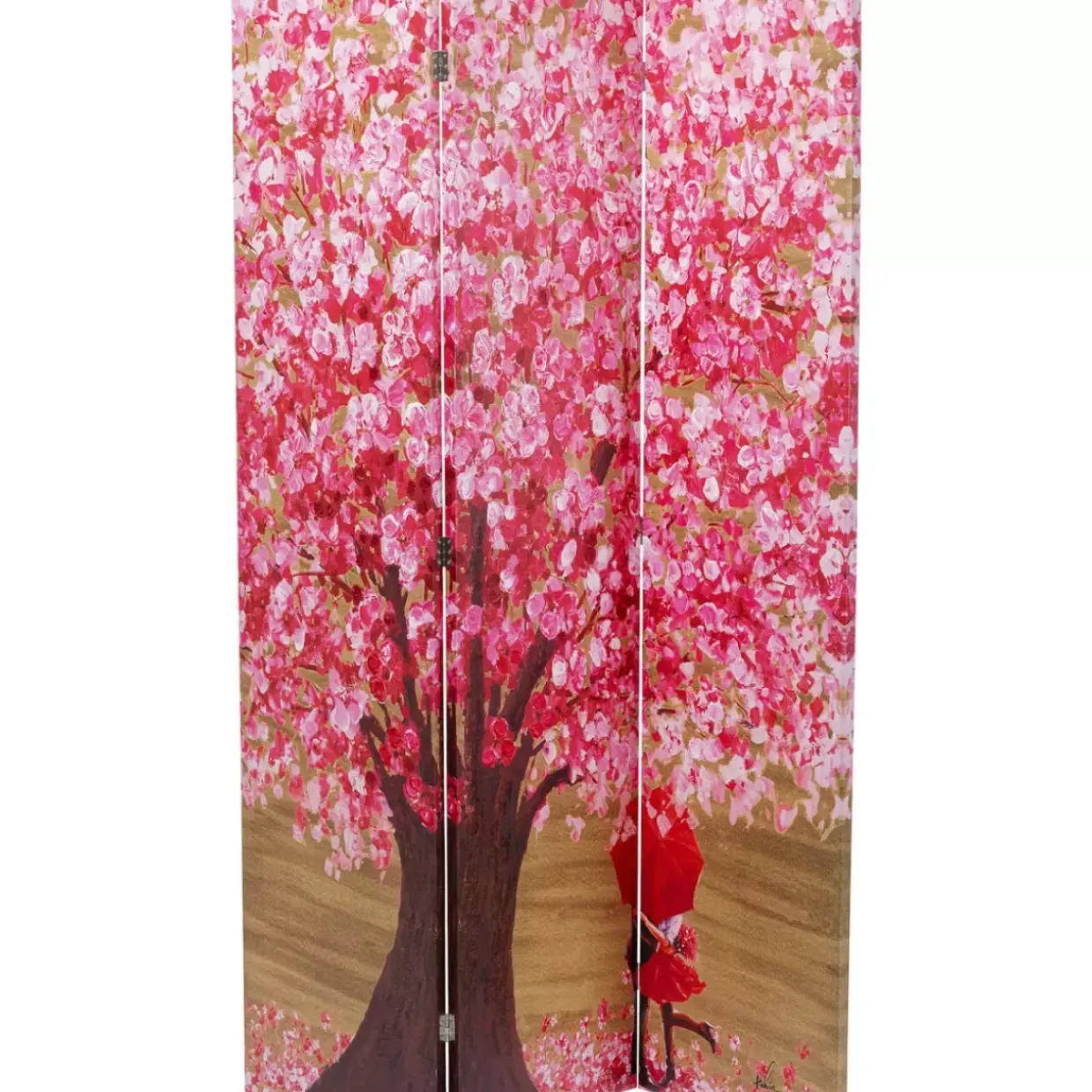 Paravent Flower Couple Vs Flower Boat 120X180