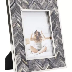 Rahmen Chevron Grau 13X18