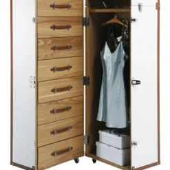 Schrankkoffer Croco White Cosmopolitan