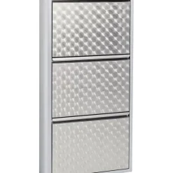 Schuhkipper Caruso 3-Er Silber/Geflext