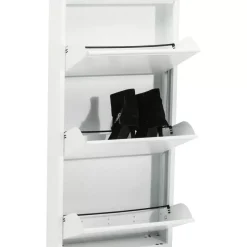 Schuhkipper Caruso 3-Er Weiss