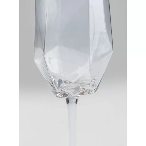 Sektglas Diamond Gold Rim