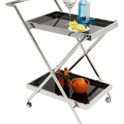 Servierwagen Casino Silber