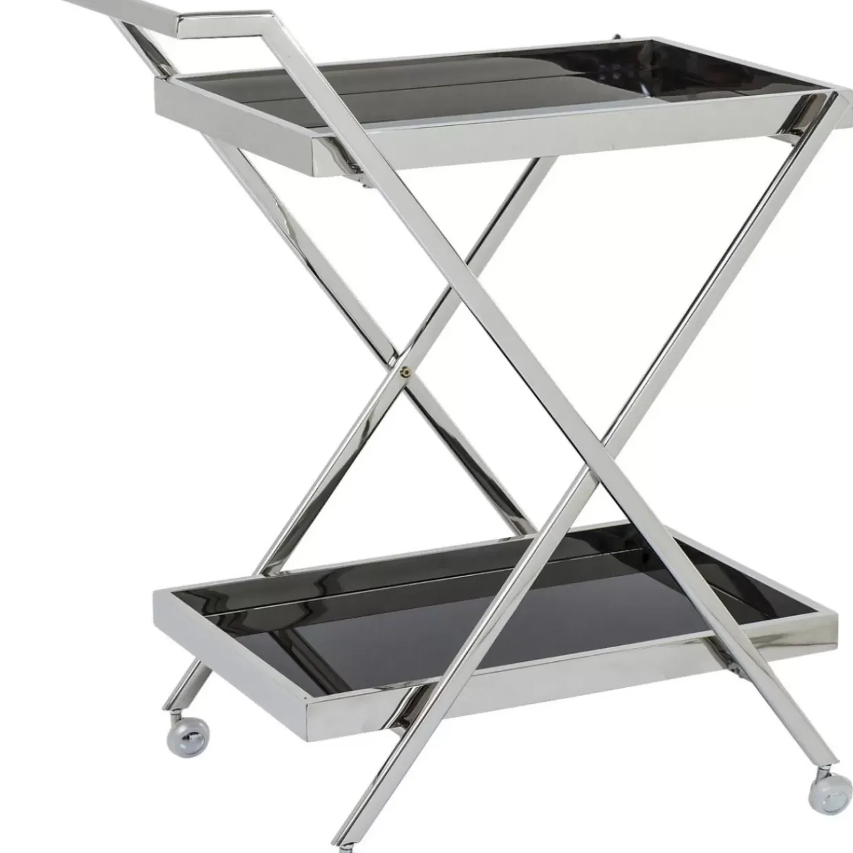 Servierwagen Casino Silber
