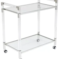 Servierwagen Josy Silber