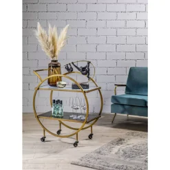Servierwagen Loft Brass