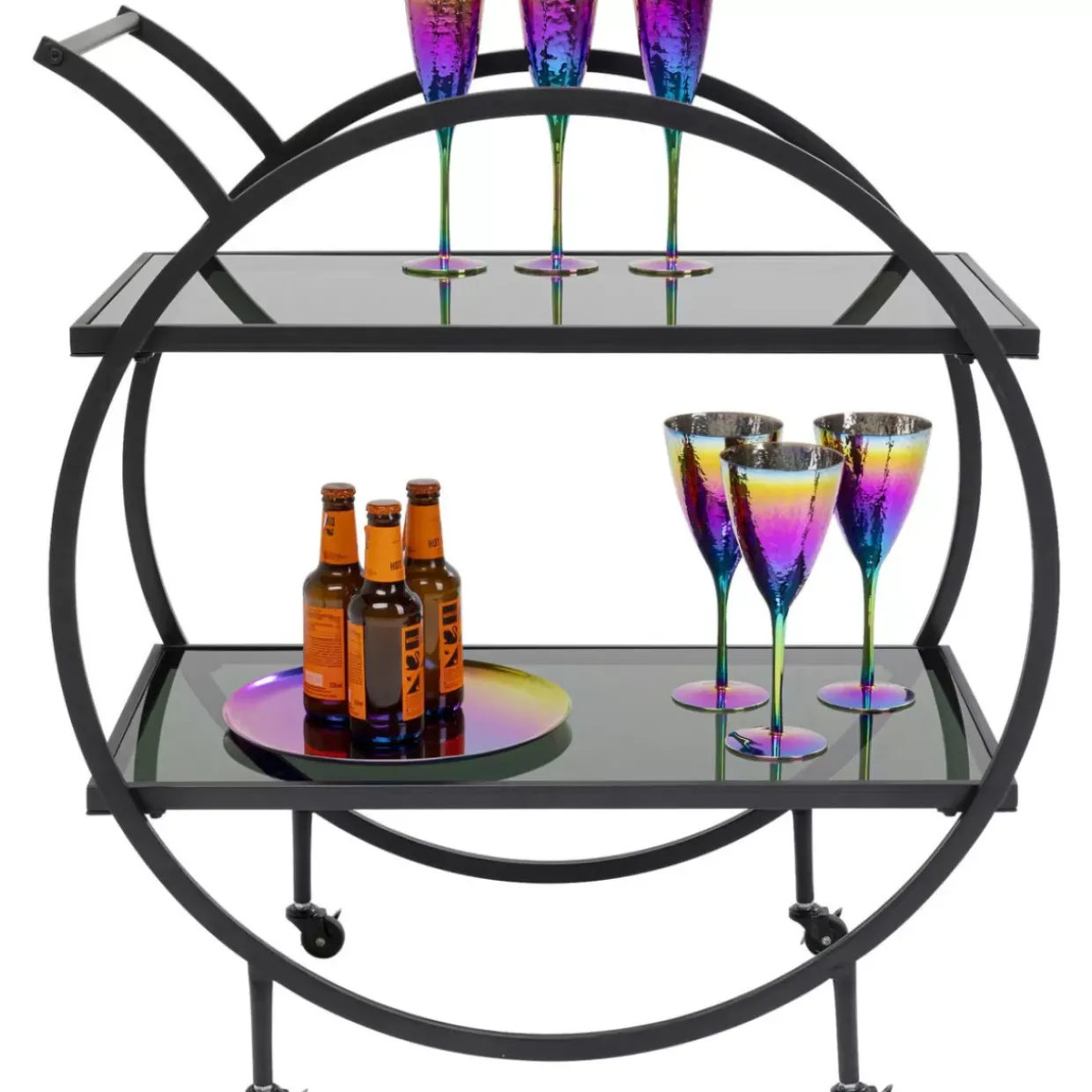 Servierwagen Loft Schwarz